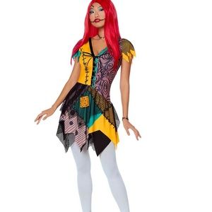 Sally costume from the nightmare before Christmas. From spirit Halloween.